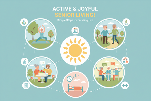 How to stay healthy and relaxed at an older age.